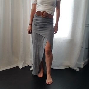 Belted Wrap Skirt